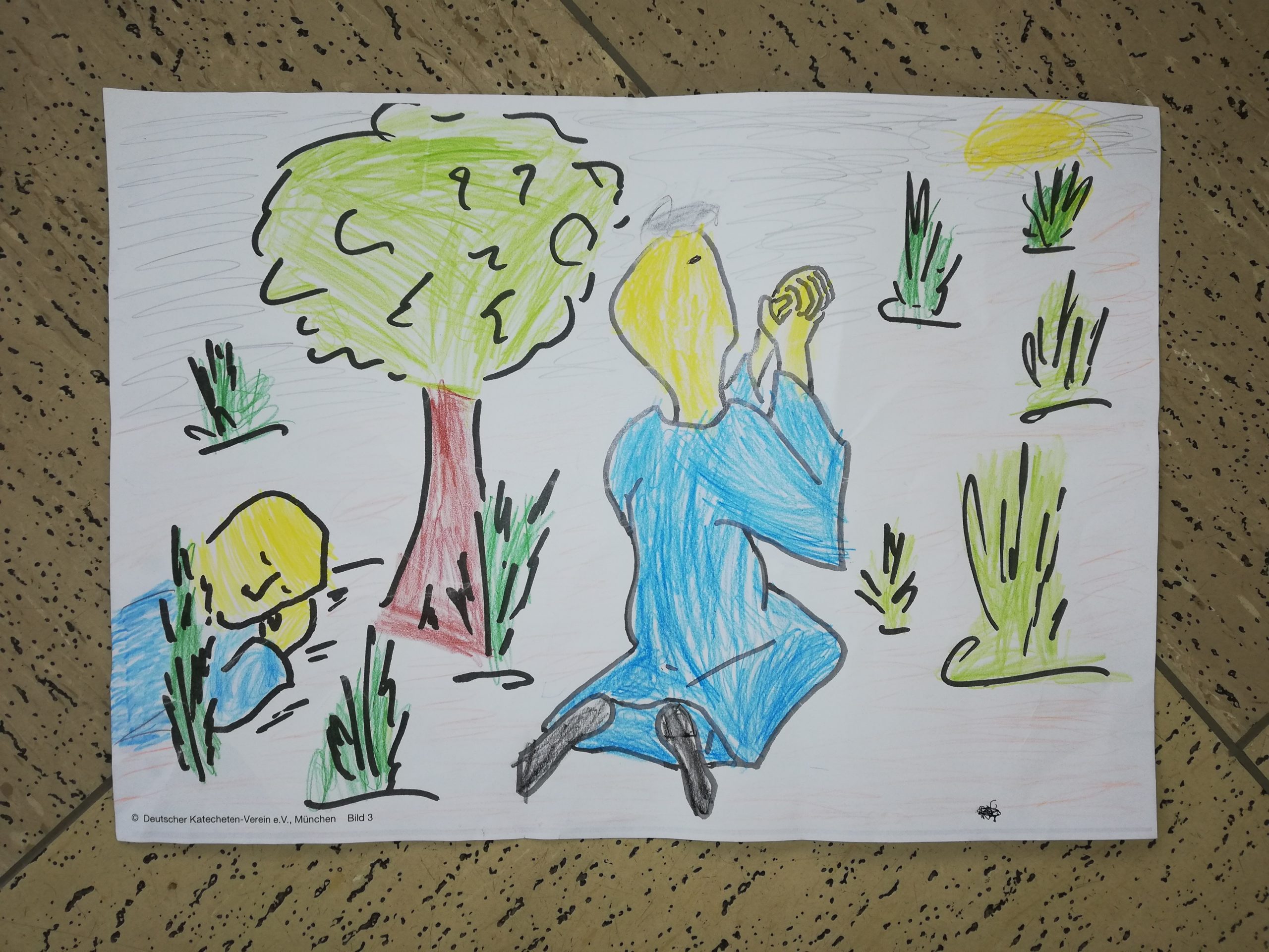 4. Jesus betet im Garten am Ölberg